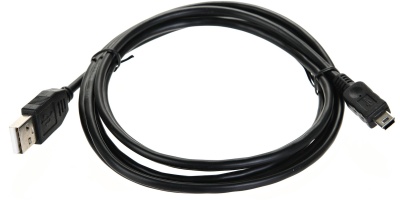 Кабель USB 2.0 A-->mini-B 5P (1,8м) чёрный TELECOM <TC6911BK-1.8M> VCOM Telecom USB 2.0 Type-AM - miniUSB 1.8м (TC6911BK-1.8M)