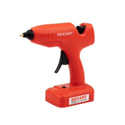 Rexant (12-1553) Пистолет клеевой, 60Вт, 11мм, ЭКСПЕРТ, аккумуляторный, коробка