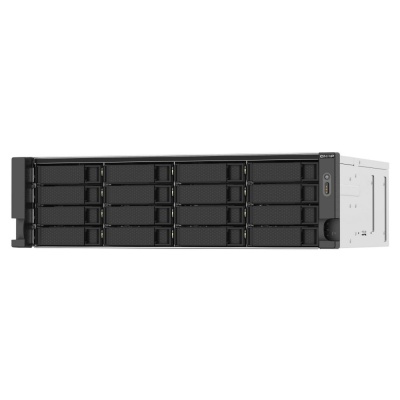 Сетевое хранилище NAS Qnap TS-1673AU-RP-16G 16-bay стоечный Ryzen V1500B