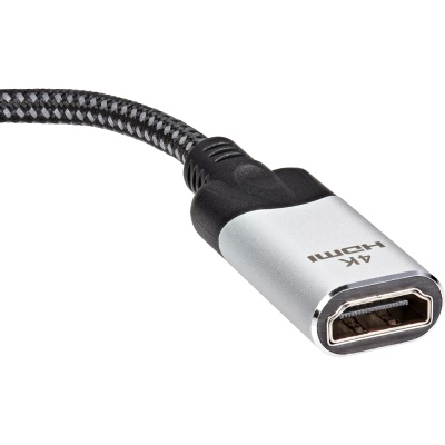 Адаптер miniDisplayPort(M) ---> HDMI(F) 0.15m 4K@60Hz VCOM <CG616M-0.15> Адаптер VCOM Mini DisplayPort M/HDMI F (CG616M-0.15)