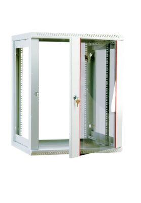 Шкаф коммутационный ЦМО ШРН-М-12.650 12U 600x650мм пер.дв.стекл 50кг серый