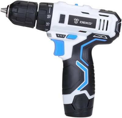 Дрель-шуруповерт Deko GCD12DU3 SNOW WHITE SET1 аккум. патрон:быстрозажимной