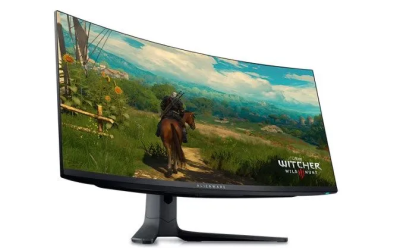Монитор Dell 34.18" AW3423DWF,Curved QD-OLED Gaming Monitor  , 3440 x 1440 (DisplayPort: 165 Hz, HDMI: 100 Hz), 0.1 ms (gray-to-gray), 250 cd/m2 (typical); 1000 cd/m2 (peak), 1M: 1 (typical) (AW3423DWF)
