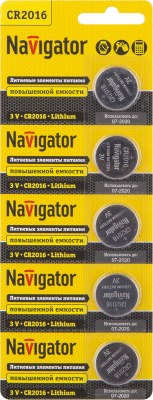 Батарейка NBT-CR2016-BP5