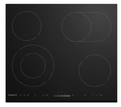 Электрическая варочная поверхность Hotpoint HR 6T5 B S, независимая, черный