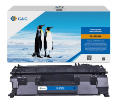 Картридж Cartridge G&G for HP LJ P2035/P2055/M401/M425;Canon LBP6300dn/6310dn/6650dn/6670 (2 700) (GG-CF280A)