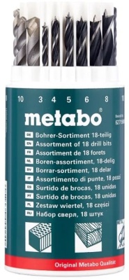 Набор принадлежностей Metabo 627190000 18 предметов (жесткий кейс)