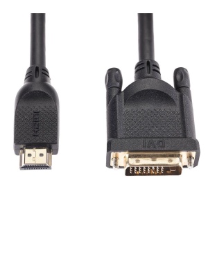 Кабель HDMI AM/DVI(24+1)M, 10м, CU, 1080P@60Hz, 2F, VCOM <CG484GD-10M> VCOM HDMI (m) - DVI-D (m) (CG484GD-10M)