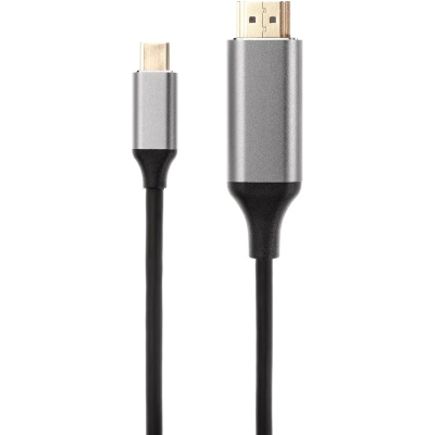 Кабель USB 3.1 Type-Cm --> HDMI A(m) 4K@60Hz,1.8m,Alum,iOpen(Aopen/Qust) <ACU423MC-1.8M> VCOM Кабель AOpen USB 3.1 Type-C M/HDMI M (ACU423MC-1.8M)