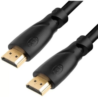 Greenconnect Кабель Premium 1.0m HDMI версия 2.0, HDR Ultra HD 4K60 Hz/ 5K30Hz, 3D, Ethernet 18.0 Гбит/с, OD8.0mm, 28/26 AWG, черный, GCR-50541