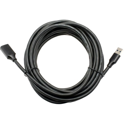 Кабель удлинительный USB3.0 Am-Af  5m Telecom черный (TUS708-5M) VCOM Кабель Telecom 5 м (TUS708-5M)