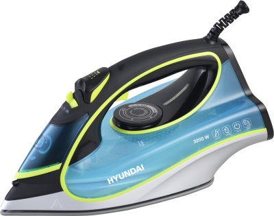 Утюг Hyundai H-SI01450 3000Вт голубой/желтый