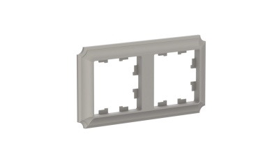 ATLASDESIGN ANTIQUE 2-постовая рамка, универсальная, ШАМПАНЬ