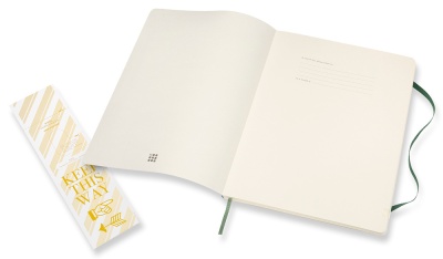 Блокнот Moleskine CLASSIC SOFT QP624K15 190х250мм 192стр. пунктир мягкая обложка зеленый