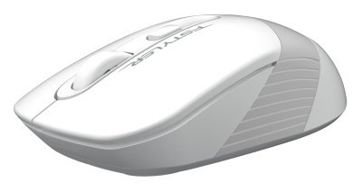 Мышь A4Tech Fstyler FG10S белый/серый оптическая (2000dpi) silent беспроводная USB (4but)