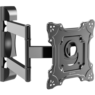 Кронштейн ONKRON кронштейн для телевизора 17"-43" наклонно-поворотный, чёрный M4S (M4S-B)