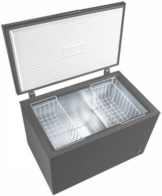 Морозильный ларь Maunfeld MFL300GR серый