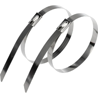 Rexant (07-0308-100) Стяжка кабельная стальная (304) 300x4,6мм (100 шт/уп)