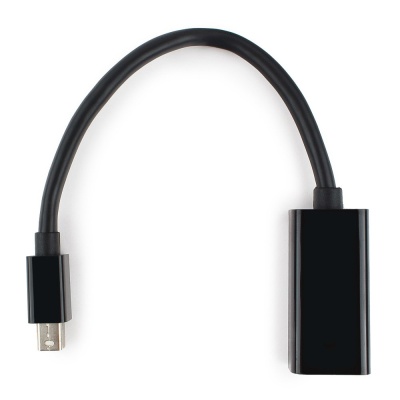 Cablexpert Переходник miniDisplayPort - DisplayPort, 20M/20F, длина 16см, черный (A-mDPM-DPF-001)