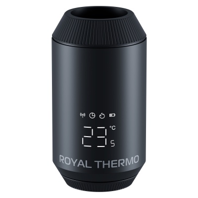 Термостат радиаторный электронный Royal Thermo Smart Heat 2.0, черный