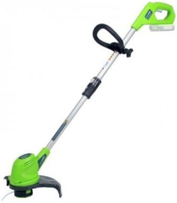 Триммер электрический Greenworks G24LT25K2 аккум. неразбор.штан. реж.эл.:леска