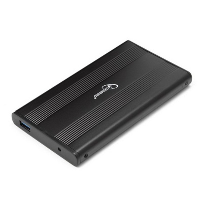 Внешний корпус 2.5" Gembird EE2-U3S-5, черный, USB 3.0, SATA, металл Gembird  {100}