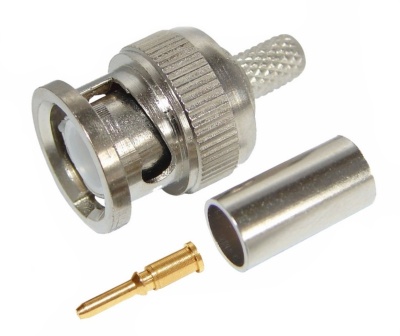 Rexant (05-3001) Разъем BNC штекер RG-58 обжим ( Упаковка 100 шт )
