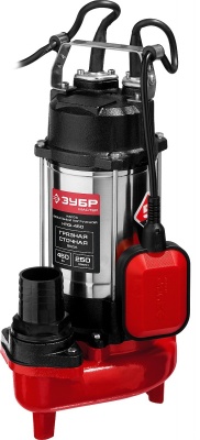 Садовый насос фекальный Зубр НПФ-450 450Вт 15000л/час