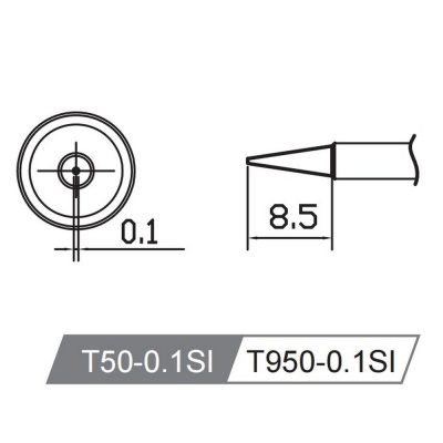 Аксессуары для пайки Atten Жало со встроенным нагревателем , T50-0.1SI