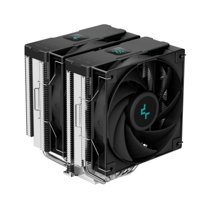 Вентилятор для процессора DeepCool AG620 DIGITAL Socket 115X/1700/1200/AM4/AM5, 120mm, 1950rpm, 29,4 дБ, 260W, 4-pin, Al+Cu (R-AG620-BKNDMN-G-1)