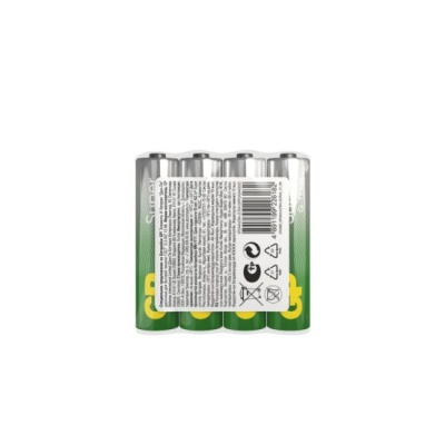 Алкалиновые батарейки GP Super Alkaline G-Tech 24А ААA - 4 шт. в пленке (4 шт.)