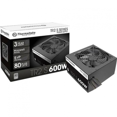Блок питания Thermaltake ATX 600W TR2 S 80+ (24+4+4pin) APFC 120mm fan 5xSATA RTL
