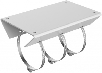 Крепление на столб, белое, совместимо с настенным кронштейном, сталь, диаметр 67-127мм Hikvision DS-1684ZJ