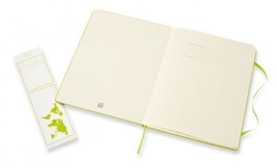 Блокнот Moleskine CLASSIC QP090C2 XLarge 190х250мм 192стр. линейка твердая обложка лайм