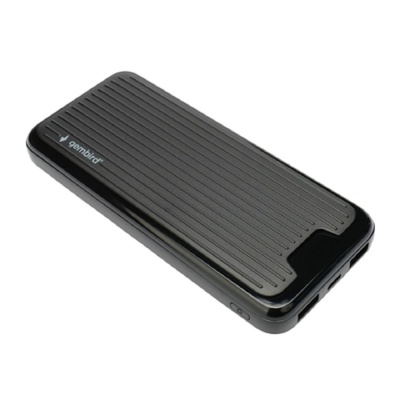 Портативный аккумулятор Gembird GPB-10, 10000мАч, 2A, черный