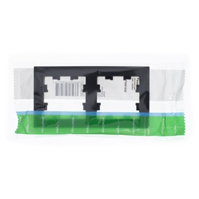 Systeme electric ATN001002 ATLASDESIGN 2-постовая РАМКА, универсальная, КАРБОН