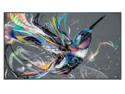 86" Информационный профессиональный дисплей Q-серии, режим работы 18/7, Direct LED UHD Display, 400 cd, HTML5 browser, play from internal memory, CMND (Control & Create), CMND&Deploy, basic failover, LAN