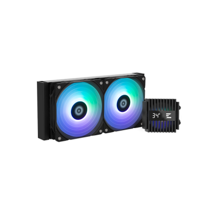 Система водяного охлаждения Zalman CPU Liquid Cooler 240mm, ARGB, black (ALPHA2 A24 Black)