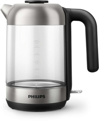Чайник электрический Philips HD9339/80 1.7л. 2200Вт прозрачный (корпус: стекло)