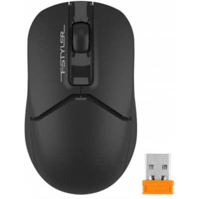 Мышь беспроводная A4Tech Fstyler FG12 black (USB, оптическая, 1200dpi, 3but) (FG12 BLACK)