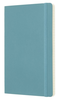 Блокнот Moleskine CLASSIC SOFT QP616B35 Large 130х210мм 192стр. линейка мягкая обложка голубой