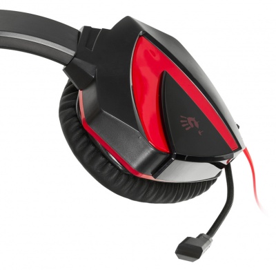 Наушники с микрофоном A4Tech Bloody G500 черный/красный мониторные оголовье (A4TECH G500)