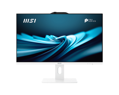 Моноблок MSI Pro AP272P 14M AiO 27" FHD(1920x1080)IPS AG Non-touch, Core i5-14400 (2.5GHz), 16Gb DDR5(2x8Gb), 512GB SSD M.2, Intel UHD, WiFi, BT, camera, WirelessKB&mouse Eng/Rus,No OS,1y war-ty, White (9S6-AF8322-803)