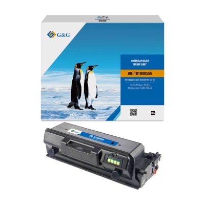 Фотобарабан G&G, аналог Xerox 101R00555 черный 30k