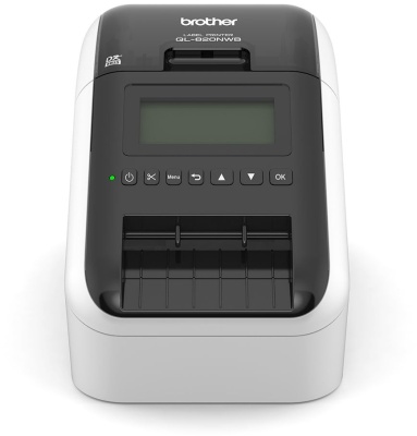 Термопринтер Brother QL820-NWB (для печ.накл.) стационарный серебристый