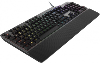 Клавиатура Lenovo Legion K500 RGB механическая черный USB Multimedia for gamer LED (подставка для запястий)