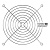 Exegate EX295264RUS Решетка для вентилятора 140x140 ExeGate EG-140MR (140x140 мм, металлическая, круглая, никель)