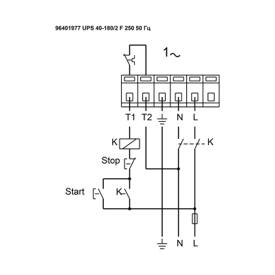 Насос садовый циркуляционный Grundfos UPS 40-180F 790Вт (96401977)