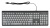 Клавиатура Оклик 480M черный/серый USB slim Multimedia