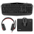 Игровой набор клавиатура+мышь+гарнитура+коврик SVEN GS-4300 (104 кл.+12Fn, 8 смен. кл., 200-4800DPI) Sven SV-018382